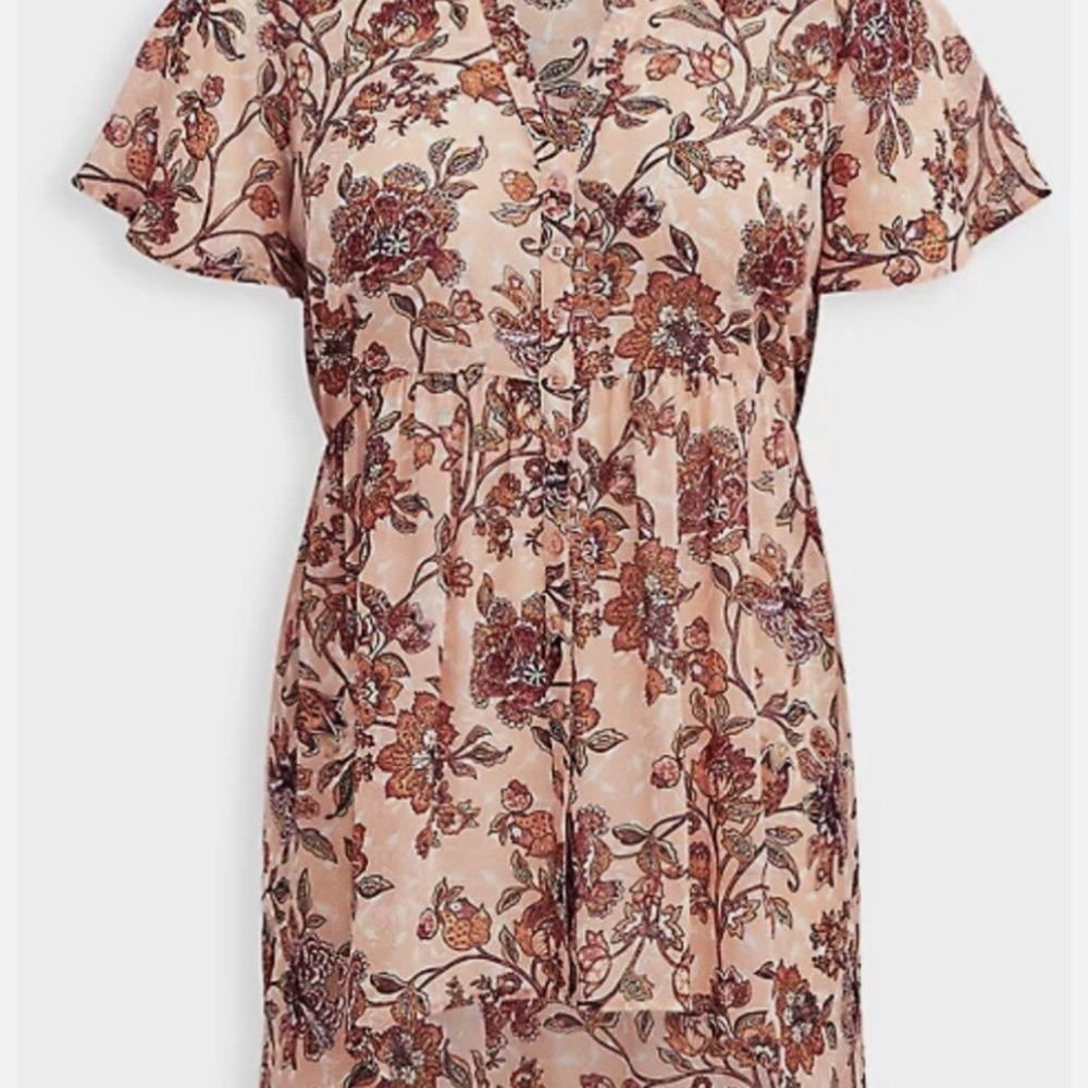 Torrid Lexi Hi/Lo Baby Doll Blouse